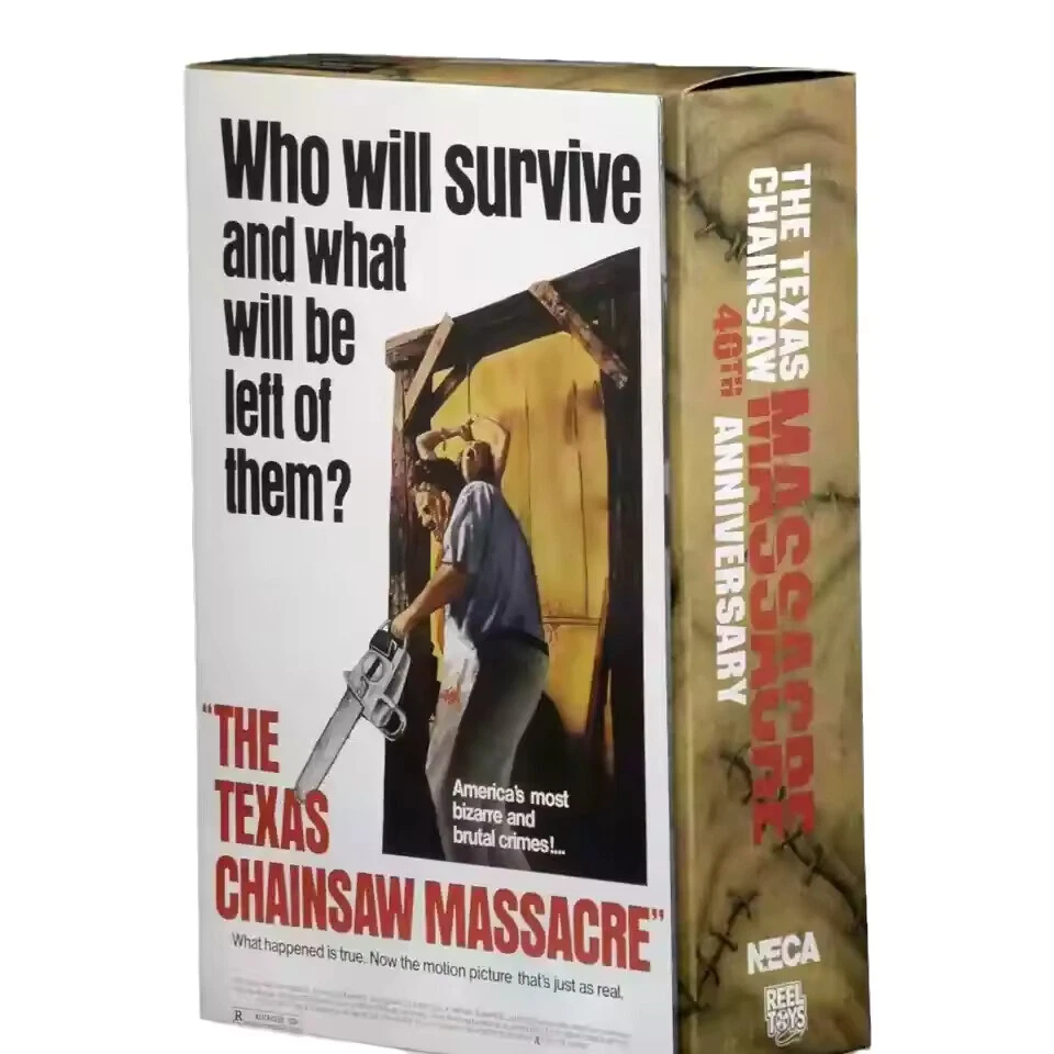 Figura de acción NECA The Texas Chainsaw Massacre 7" Ultimate Leatherface estatua. Foto 3 de 4