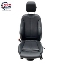 BMW 330I 328I 2012-2019 F30 FRONT LEFT DRIVER SIDE SEAT LEATHER BLACK OEM
