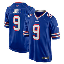 Buffalo Bills Bradley Chubb #9 Nike Men's Royal 2026 Official NFL Game Jersey