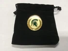 MSU Spartan Head Pinback Lapel Pin