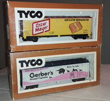TYCO Oscar Mayer & Gerber's 40' Reefers Set of 2 #370A/#355D VG Cond Orig Box