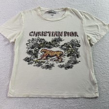 2021 CHRISTIAN DIOR WHITE TIGER T SHIRT MEDIUM