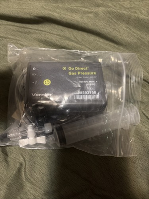 #ad Vernier Go Direct Gas Pressure Sensor GDX GP 400 kPa MAX 60 PSI $85.00