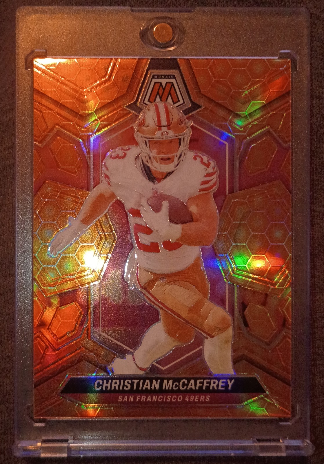 2024 Panini Mosaic - Christian McCaffrey #191 Honeycomb Prizm
