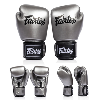 Fairtex BGV1C-PLUS Boxing Gloves Gun Metallic Muay Thai Training