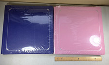 Lot of 2 NEW Creative Memories 12x12 inch Album with Pages - Pink and Blue