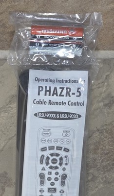 New PHAZR-5 Universal Remote Control for UR5U-9020L Cable Remote