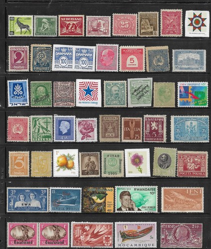 73 Mint Wiorldwide Stamps - 第 1/2 張圖片