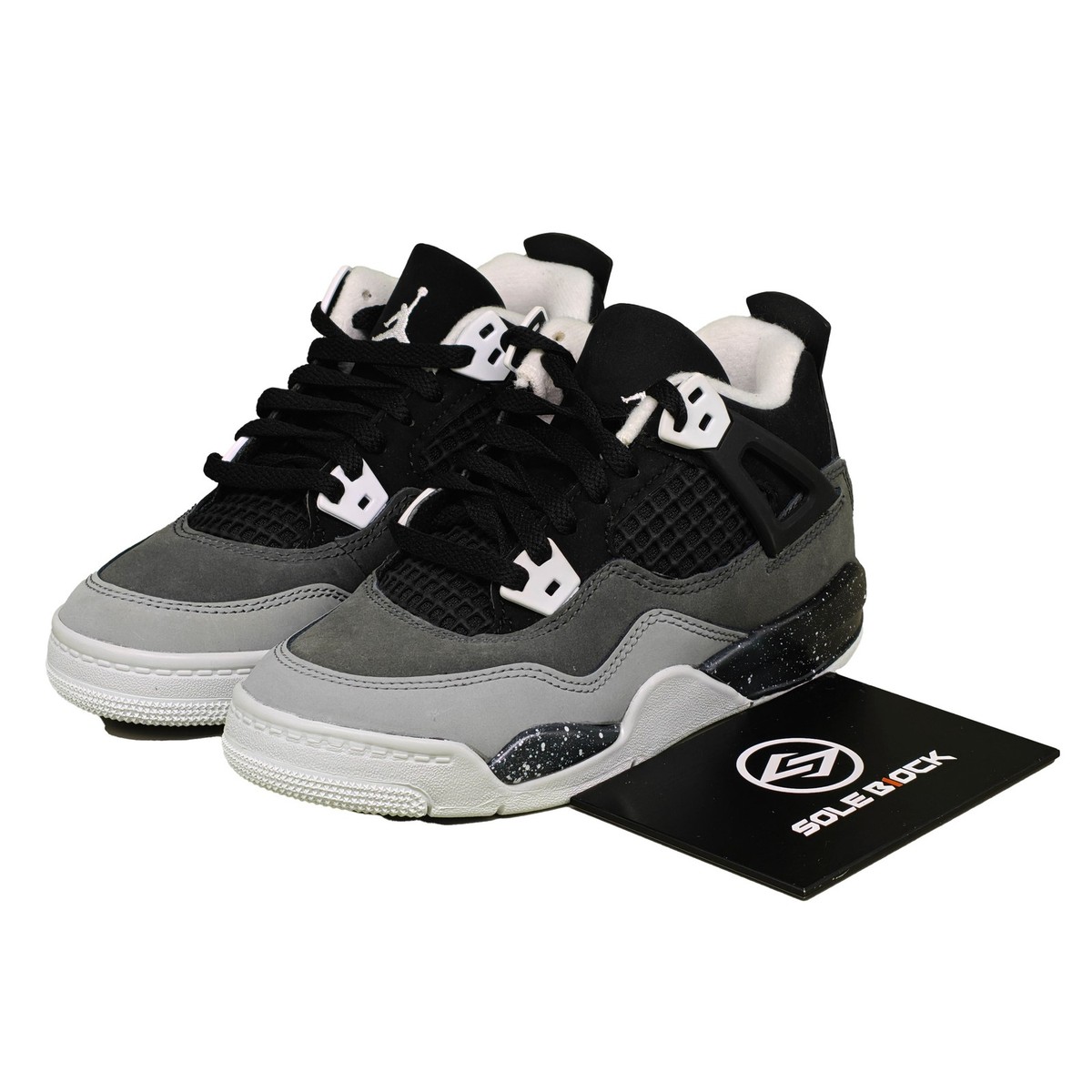 Air Jordan 4 Retro Fear Black White (PS) FV4537-002 Size 11C-3Y | eBay