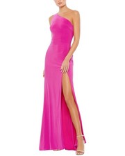 Mac Duggal Draped Long Gown Women's