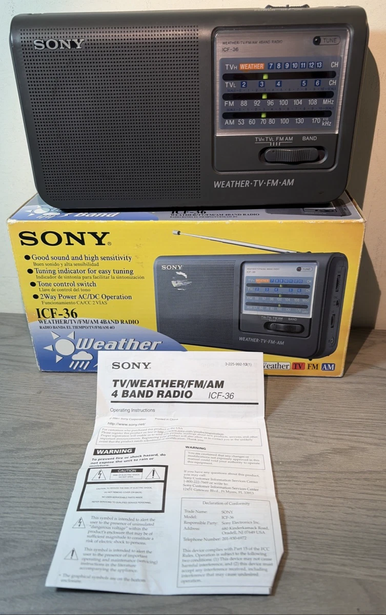 Sony TV Band AM/FM Portable AM/FM Radios for sale | eBay
