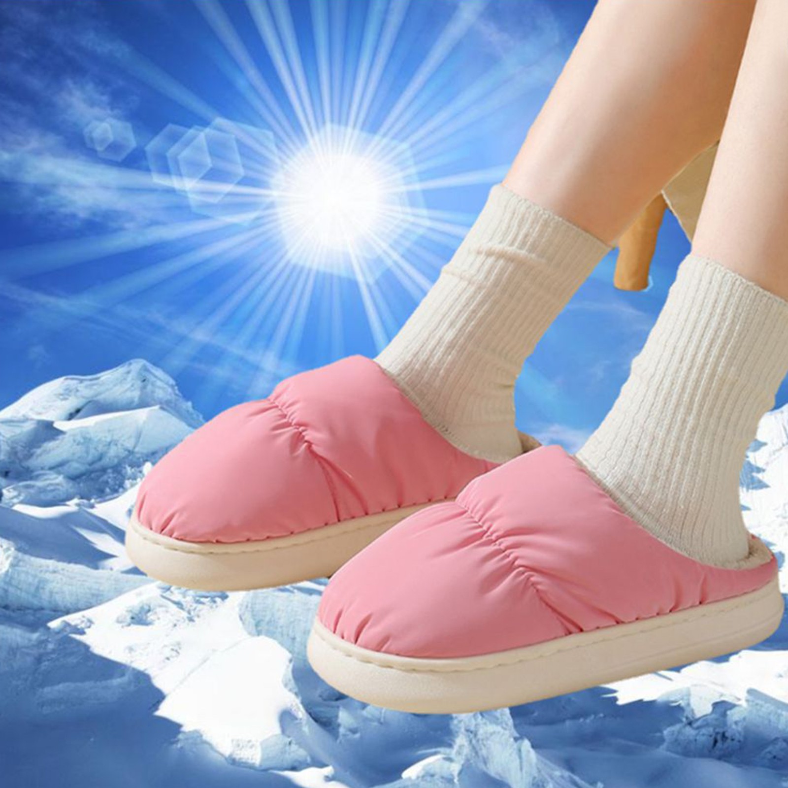 Constant Temperature 50 Degrees USB Heated Slippers