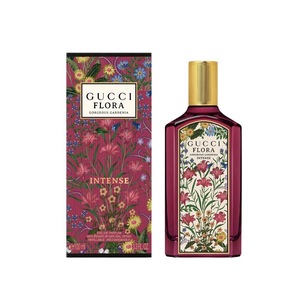 Gucci Flora Gorgeous Gardenia Intense EDP 3.3 fl oz Spray (NUEVO EN CAJA) + Bolsa de Regalo Foto 2 de 3