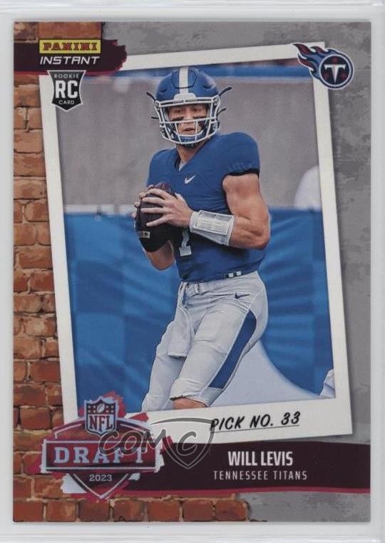 2023 Panini Instant NFL NFL Draft Night /1282 Will Levis #DN3 Rookie RC 10fs