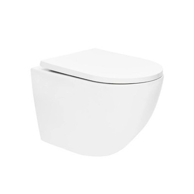 Wand WC Hänge WC spülrandlos Toilette Kloschüssel SoftClose WC-Sitz abnehmbar