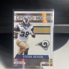 2011 Panini Absolute Ground Hoggs Spectrum /100 Steven Jackson #24 Rams