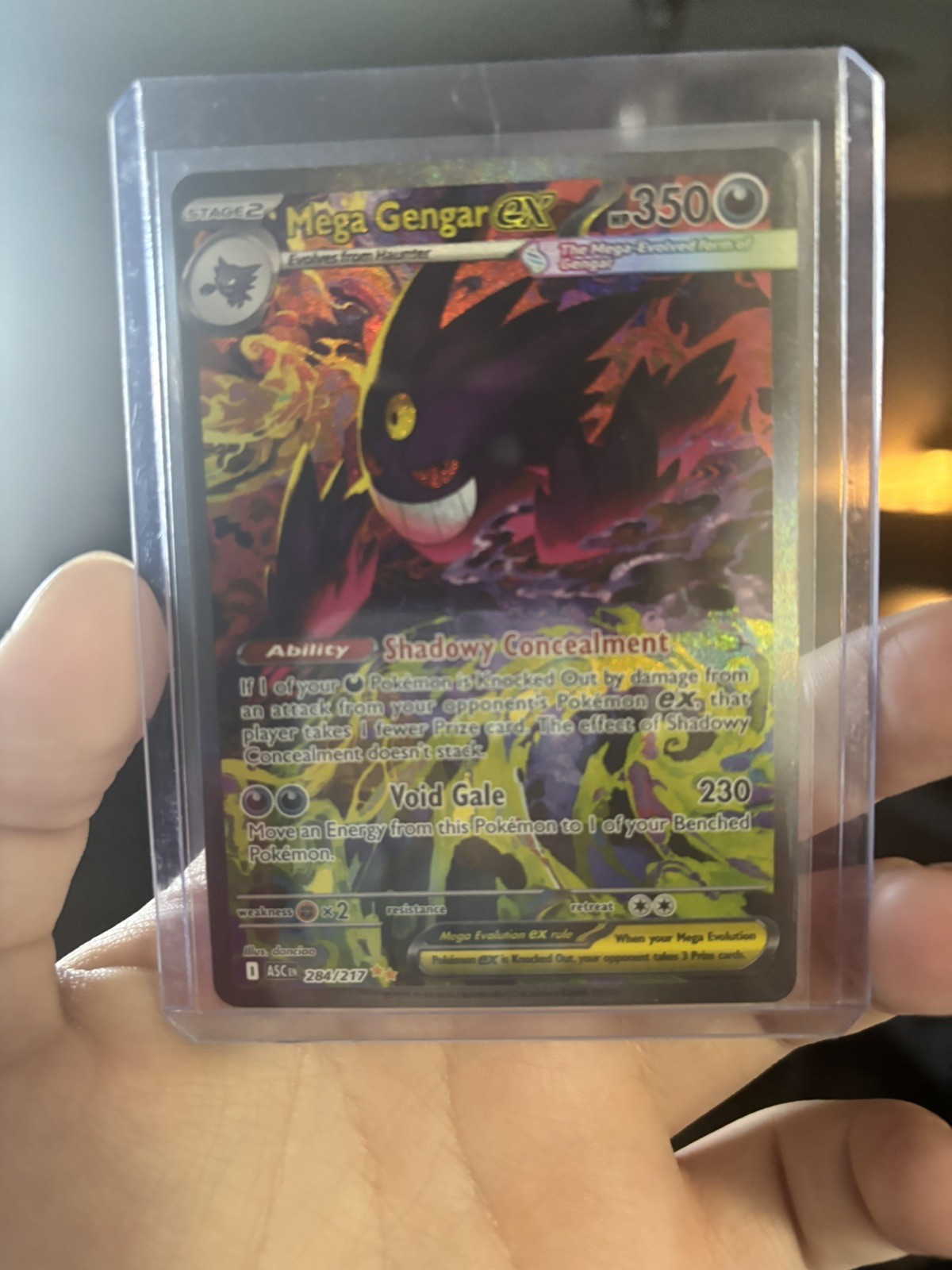 Mega Gengar ex 2026 Mega Evolution: Ascended Heroes #284/217