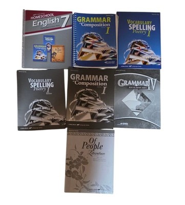Abeka 7th Grade Language Arts Parent Kit  Homeschool Curriculum English Grammar 