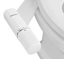 Bidet Fresh Water Spray Kit Non Electric Toilet Seat Attachment with Dual Nozzle