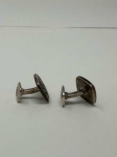 David Yurman 925 Sterling Silver Cable Cufflinks!!! - Picture 2 of 5