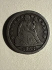 1953 Seated Liberty Dime Arrows Obverse VF Nice Coin