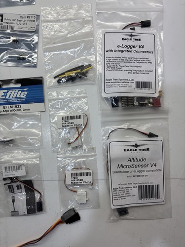 RC Airplane Parts Lot, 200+pcs With 90% Being New In The Packaging. - Picture 16 of 23