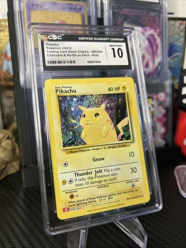 Pikachu English Classic Collection CGC 10 Charizard and Ho-Oh Deck