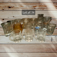 Lot of 14 - Assorted Vintage Shot Glasses
