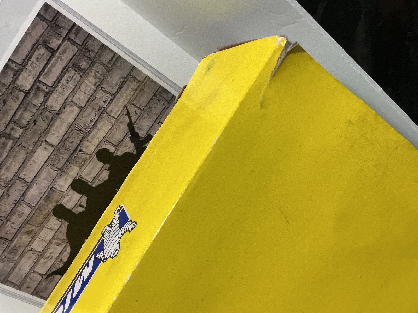 1/43 ELIGOR FREIGHTLINER MICHELIN EARTMOVER TIRE TRANSPORT TRAILER RARE BOX TEAR