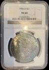1904 O Morgan Silver Dollar NGC MS64 - Luster Toning