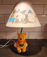 WALT DISNEY WINNIE THE POOH LAMP WITH SHADE C. 1977 WORKS