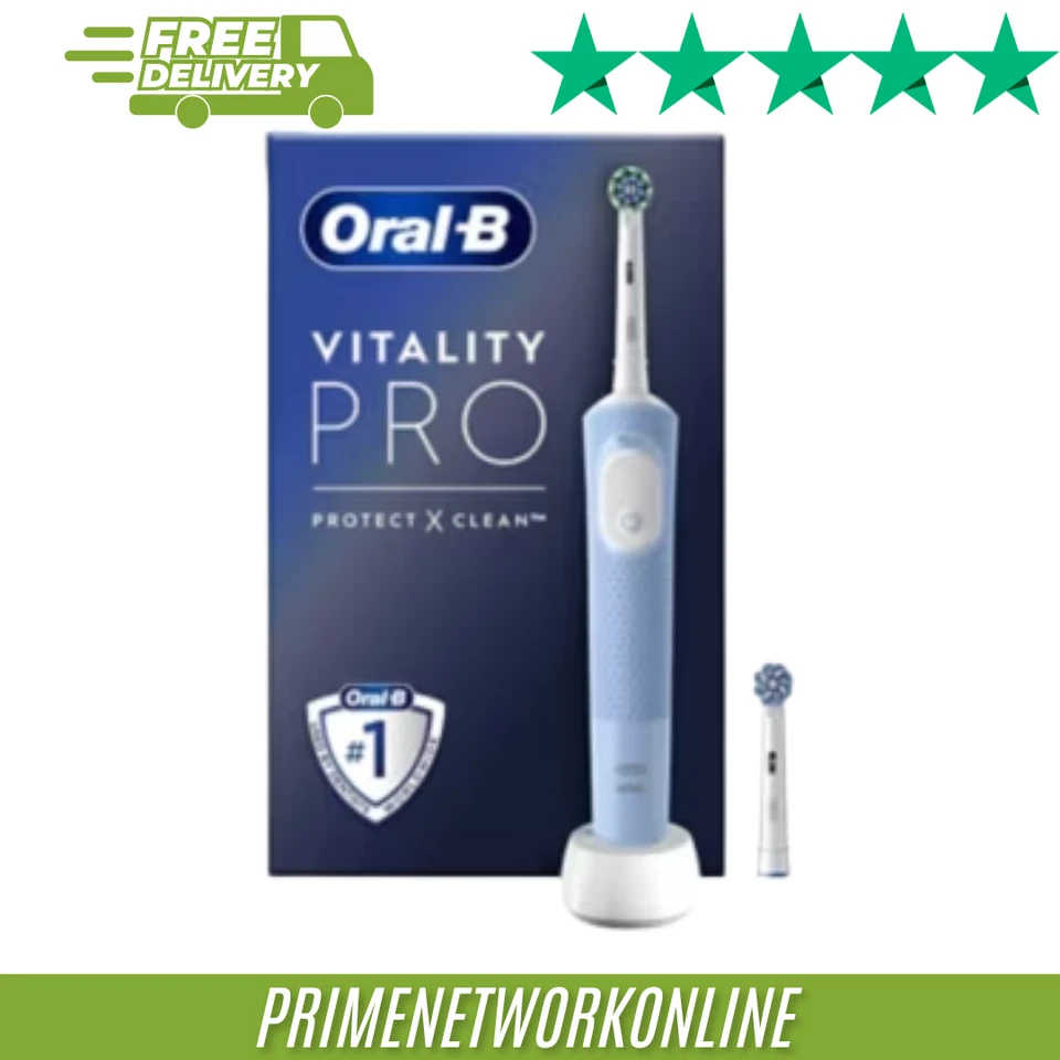 Braun Oral-B Pro Vitality Sensitive Edition Electric Brush Light Blue 100% NEW