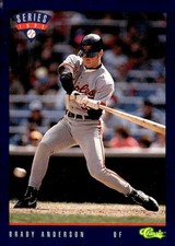 1993 Classic #T4 Brady Anderson Baltimore Orioles