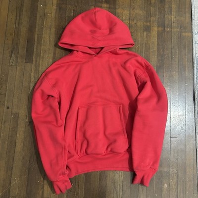 GAP x Yeezy Red Pullover Hoodie Sweatshirt YZY Men's Size Medium