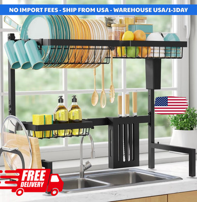 Dish Drying Rack Large Over The Sink Dish Drainer Drying Rack Kitchen Organizers