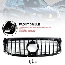 DE Schwarz K&uuml;hlergrill F&uuml;r Mercedes GLB X247 AMG Modelle Sport-Panamericana GT
