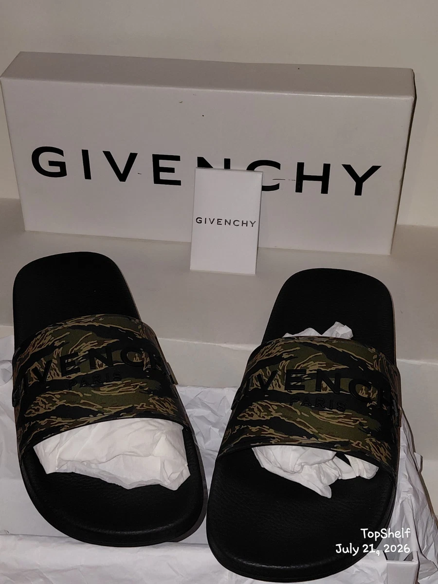 Givenchy Black Slide Sandals for Men for sale | eBay