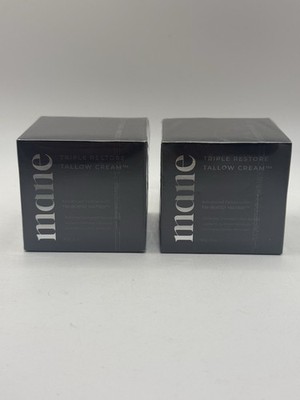 2x Superior Mane Wrinkle Repair Tallow Balm for Men Grass-Fed 2 Fl Oz  Each