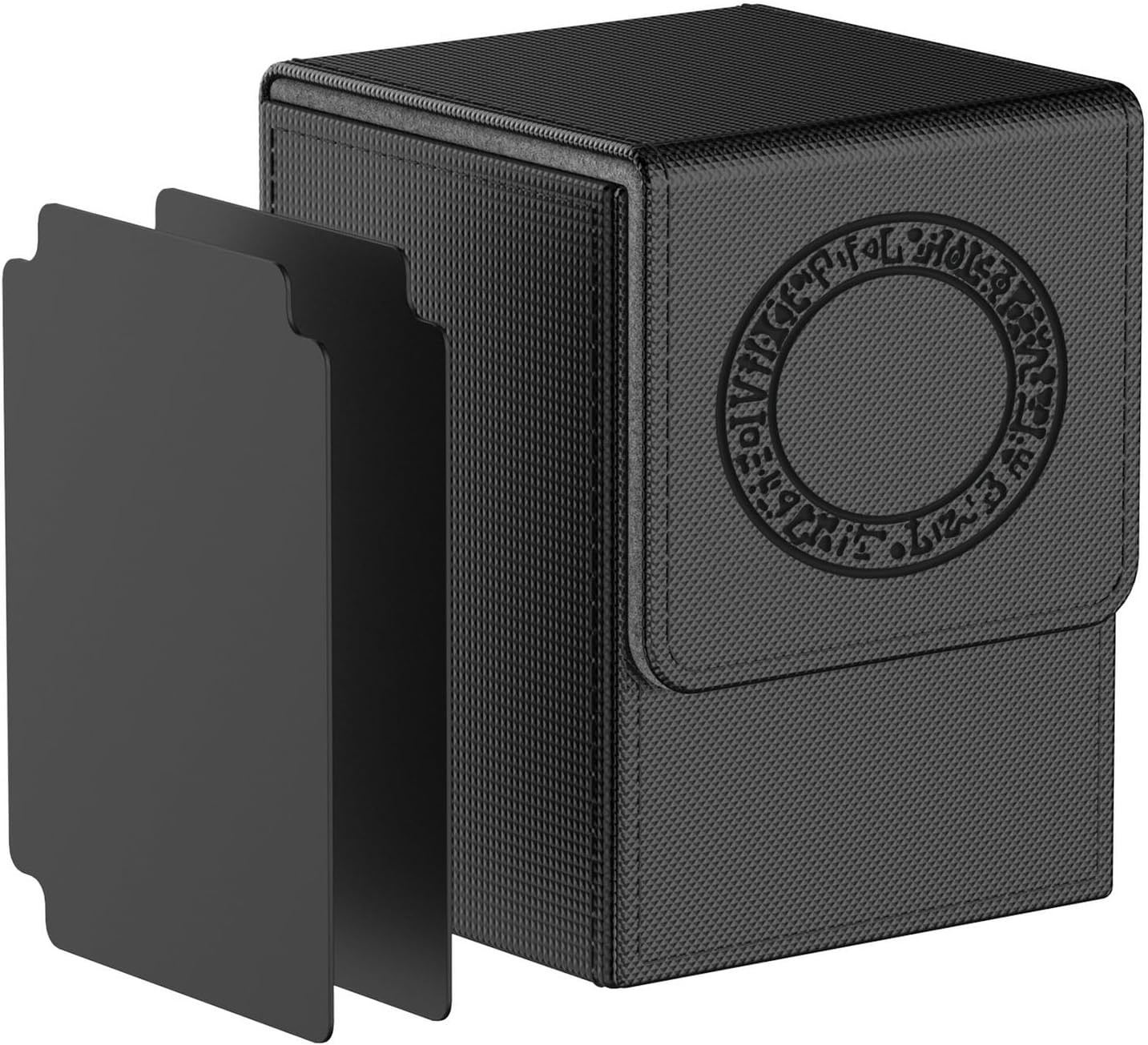 Card Deck Box, Cards Storage Case, Deck Boxes for MTG YGO TCG Card, with 2 Divi