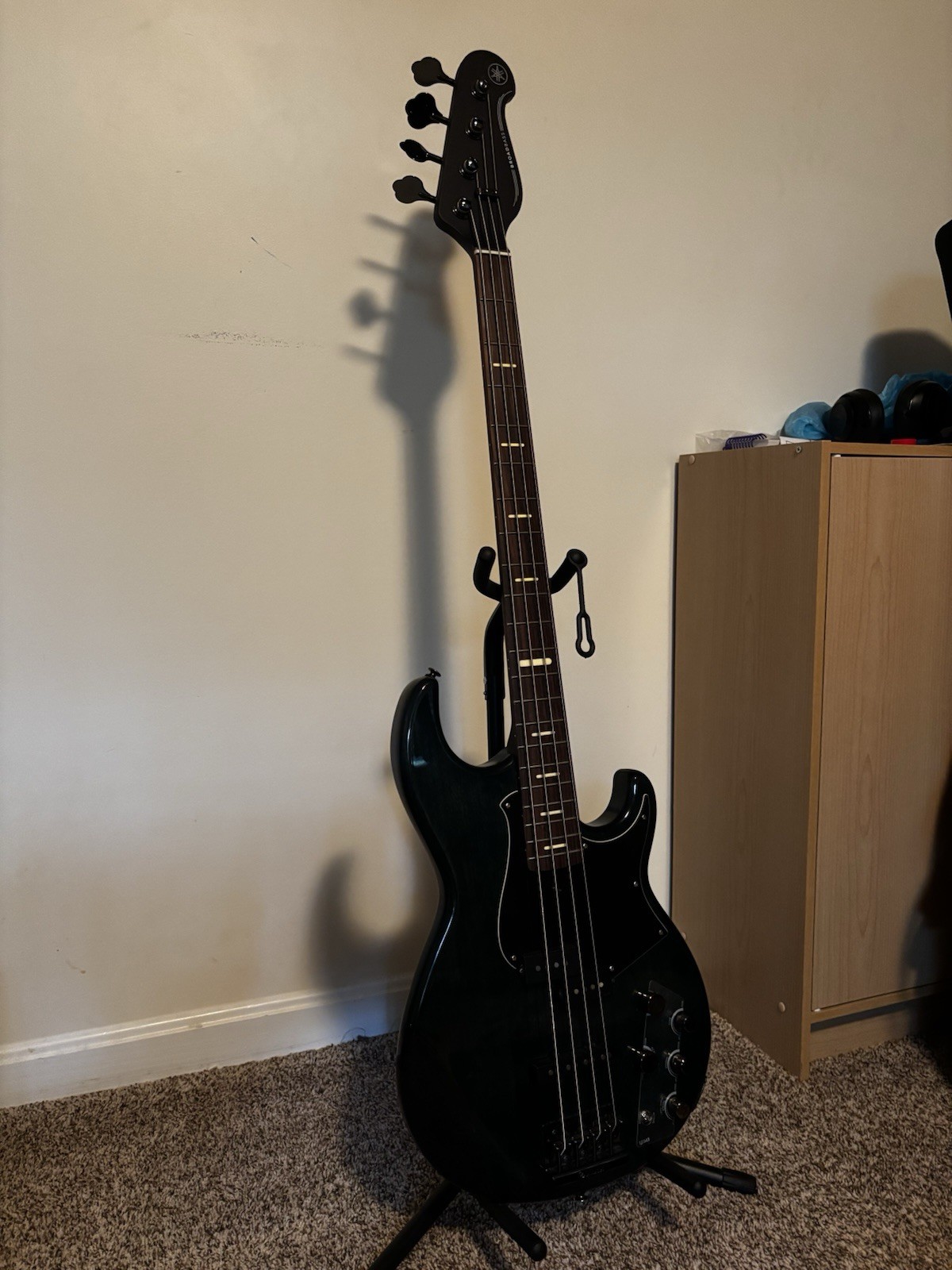 Yamaha BB734A 4-String Solid Body Electric Bass Blue Right-Handed w/Bag ...