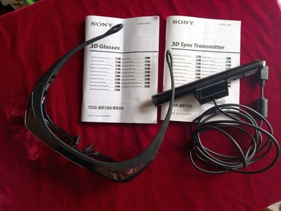 3D Sync Transmitter Sony + 3D Glasses Sony BR100