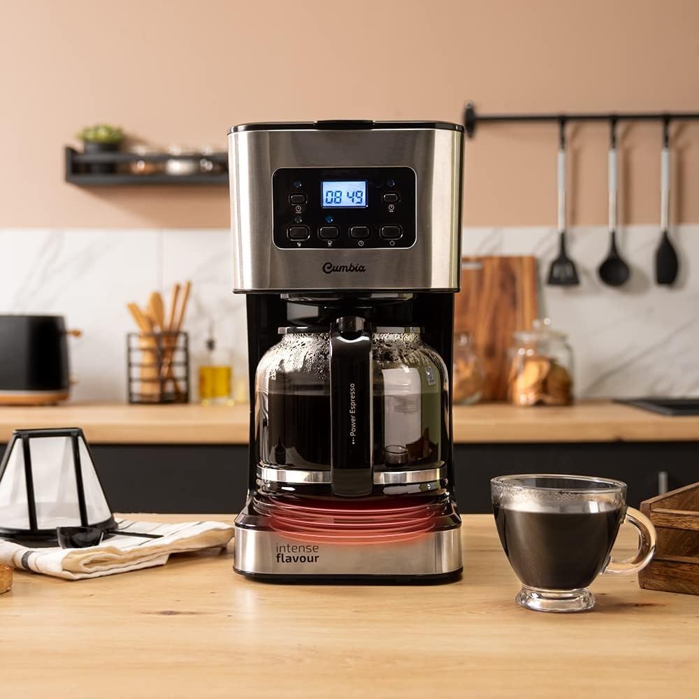 Cecotec Coffee 66 Smart Plus Macchina Caffè Filtro 980W 1,5L 12 Tazze LCD foto 3