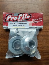 PROFILE RACING BMX AMERICAN BOTTOM BRACKET SILVER 19mm SEALED BEARINGS POLISHED