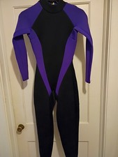 Gladiator Scuba Diving Wet Suit Size 10 Brack Pull Zipper Black Surf Snorkeling