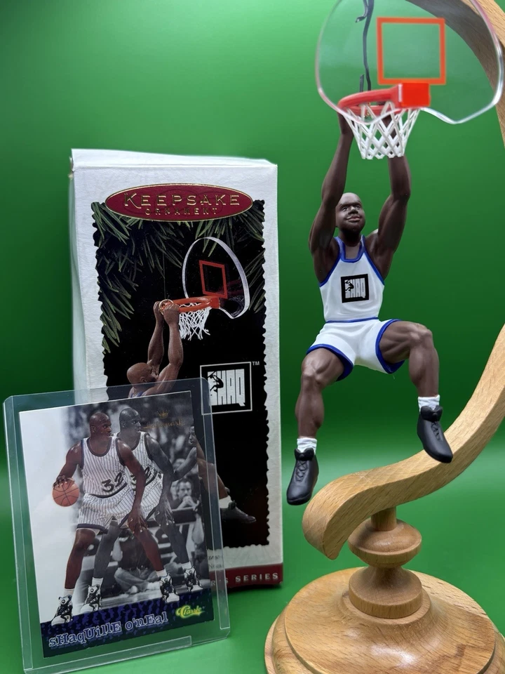 Hallmark Keepsake Ornament Joe Montana & Shaq O’Neal Sports Legends Lote de 2 Foto 4 de 4