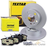 Textar Bremsscheiben Ø230 +BelÄGe Hinten FÜR Skoda Fabia 2 3 VW Golf 4 Polo 9N
