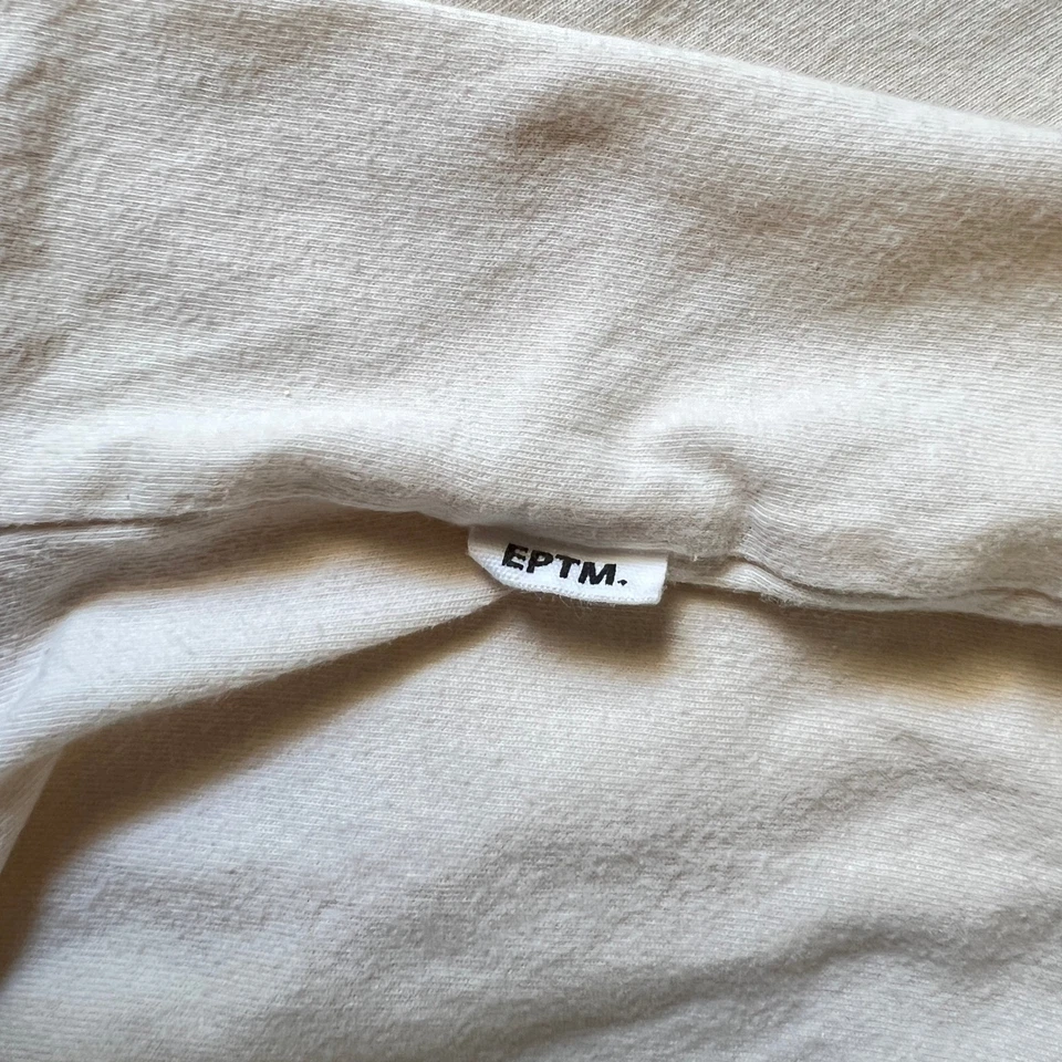 EPTM Long Sleeve T Shirt Mens Medium M Snake Print Beige Streetwear - Image 4 of 4