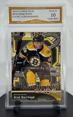 2025 Upper Deck Brad Marchand Boston Bruins Young Guns Renewed Gem