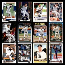 Tarik Skubal Lot 12 Different Baseball Cards 2022-2025 Detroit Tigers - See List