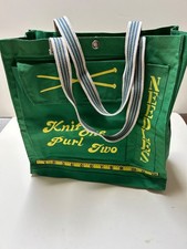 Knitting Yarn Storage Bag Crochet Hooks Sewing Tools Tote Organizer Holder Bag